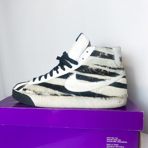 NIKE Blazer Mid Premium Zebra OG 2007 Sz. 9 - Picture 6 of 6